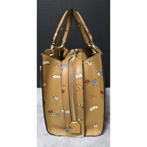 COACH X DISNEY ROGUE 25 MICKEY MOUSE & FRIENDS BAG *PLUS WALLET -HONEY BROWN NWT - Picture 7 of 16